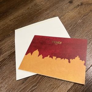 Fendi roma greeting cards